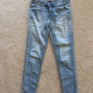 American Eagle Outfitters Faded Light Blue Skinny Jeans